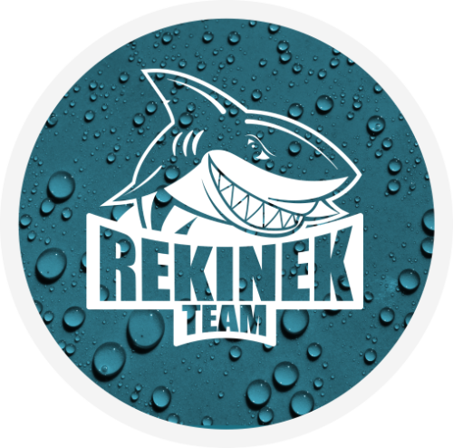 logo Rekinek Team, Akademia Nauki Pływania