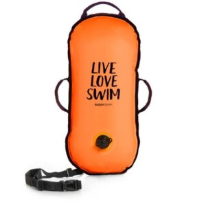 Bojka asekuracyjna BuddySwim Ultralight LLS pomarańczowa