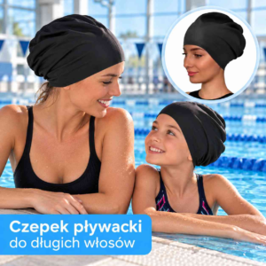 Czepek pływacki do długich włosów